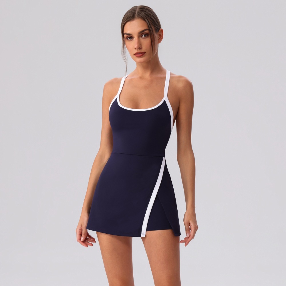 Fitness Tenis vestido corto anti-fuerte yoga ropa deportiva de correr al aire libre pantalones de mujer slim