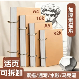 画纸、画布;素描本;练字帖