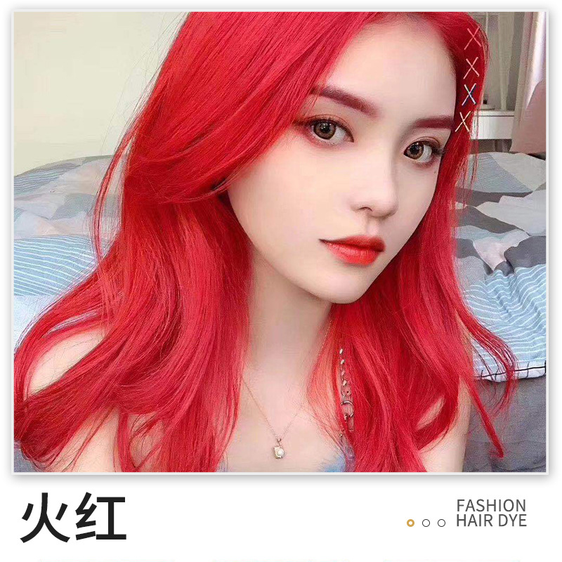 Fiery red