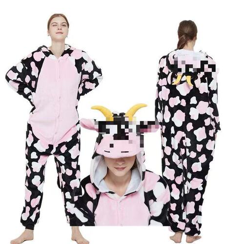 Halloween Plaid Cow Cartoon Animal Onesie Sleepwear Kuromi Homecoming Mixed Batch