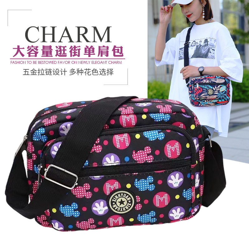 新款花布包女包厂家供应单肩斜挎包摆地摊夜市中老年包手机零钱包