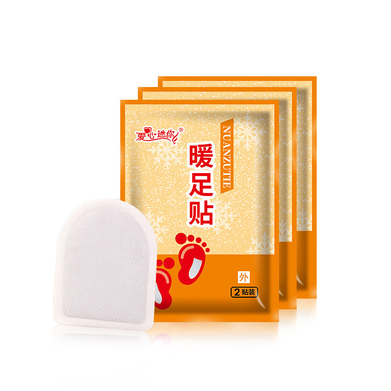 Foot warmers 1 bag (2 pieces) with soles of the feet