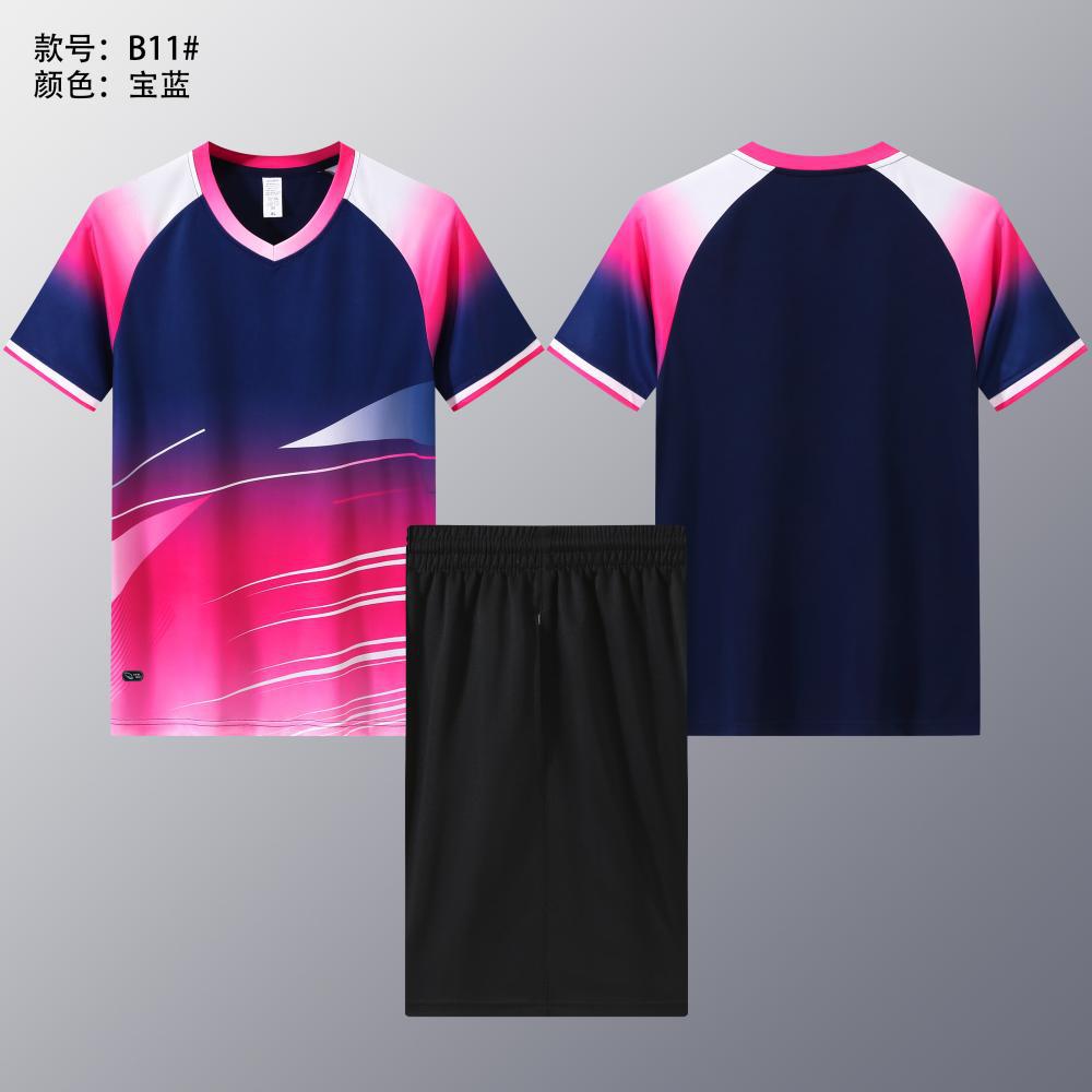 Jornada de bádminton, uniformes de voleibol, uniformes de ping-pong, uniformes deportivas, camisetas de cadetes, DIY, secado rápido