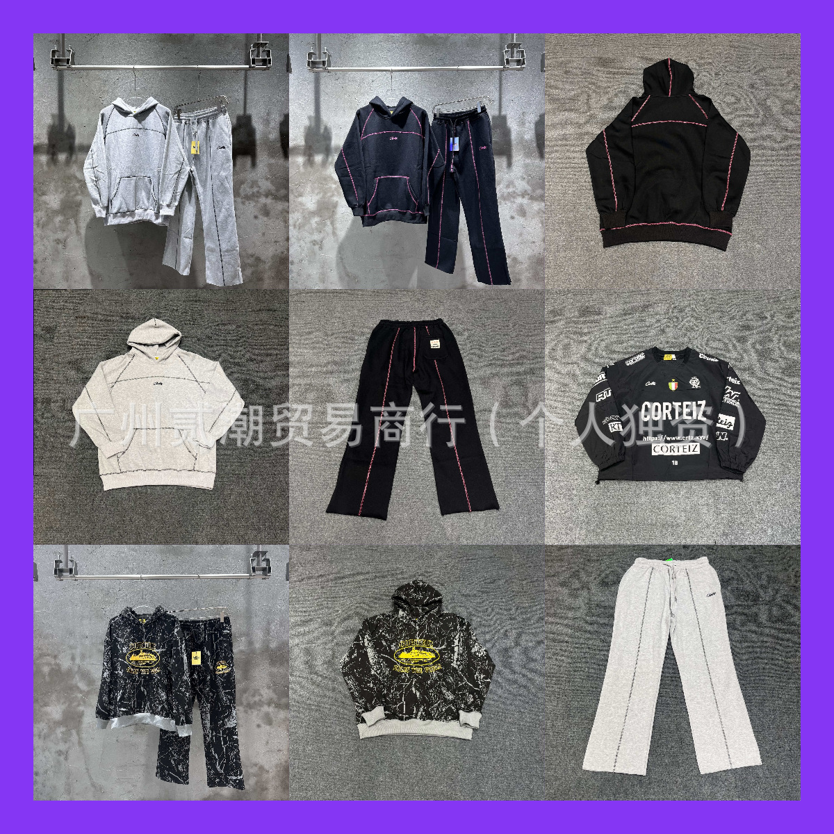 Cort恶魔岛合作款冲锋卫衣直喷防水卫衣欧美嘻哈街头休闲运动潮牌