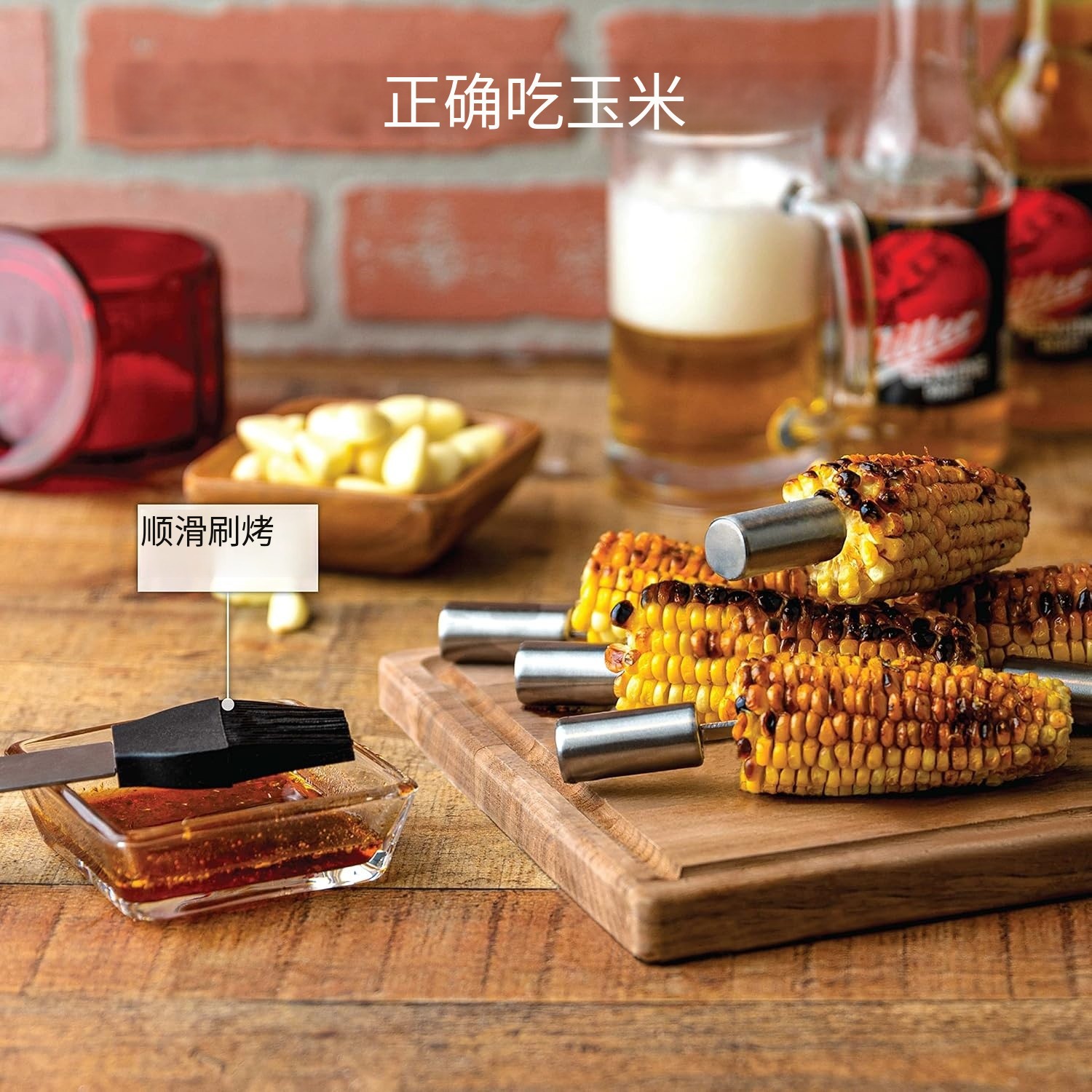 21 piezas de parrilla transfronteriza set BBQ set de estilo americano caja de aluminio herramientas de camping barbacoa