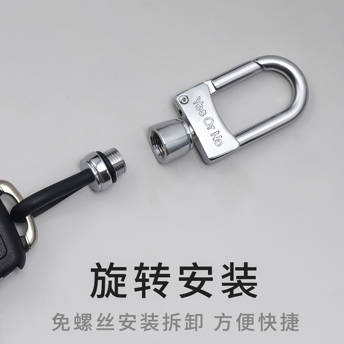 Simple llavero de coche de negocios personalizado de los hombres anti-arañazos clave cuerda de cuero larga y corta cuerda adecuada para todo tipo de modelos de coches clave