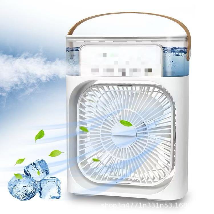 Nuevo ventilador de humidificación de cinco agujeros de escritorio mini pulverización enfriador de aire de cinco agujeros ventilador comercio exterior al por mayor transfronterizo spot