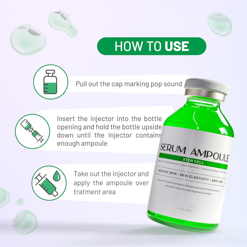 跨境Control Stem Cell Ampoule微针搭配抗皱精华液嫩肤紧致原液|undefined