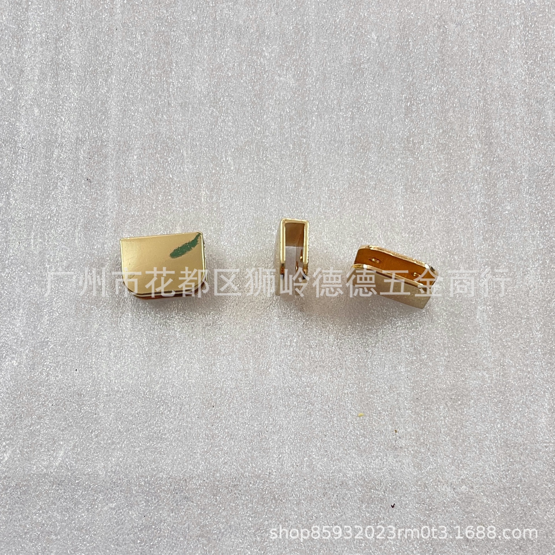 厂家直销 箱包包边五金尾夹2cm 小配件装饰三边开口夹料扣