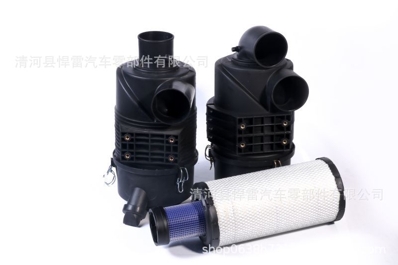 Engineering vehicle filter excavator generator set air filter housing filter housing 10hp 50HP