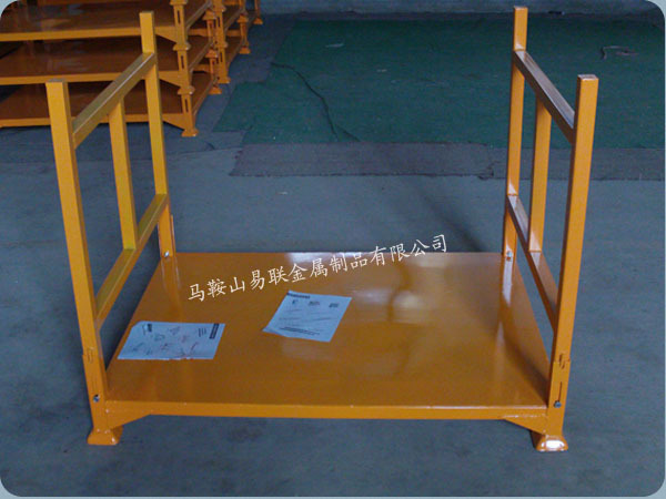 易联Q235堆叠架　堆叠货架折叠布匹架 折叠铁架 折叠巧固架可堆垛