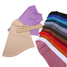 纯色包下巴方便头巾  马来印尼打底帽 Instant Hijab