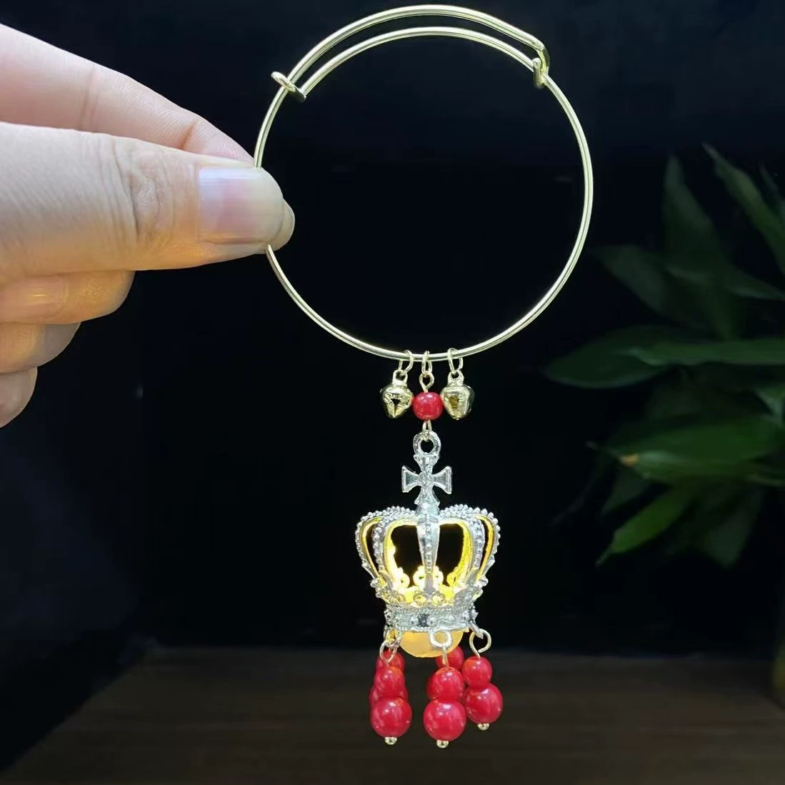 Small bell, bracelet with light, accessory, Hanfu, Chinese style