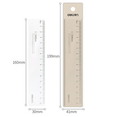 Getle 71971 Transparent Ruler 15cm Student Stationery Korean Simple Creative Student Ruler Wholesale