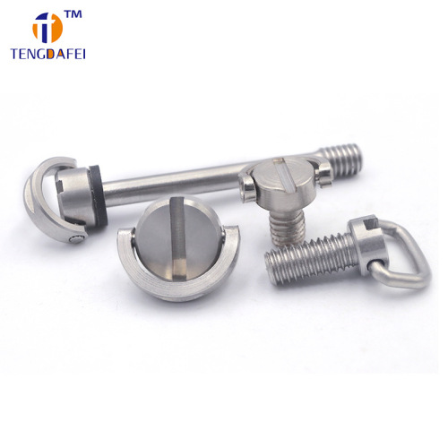 Full-size M4 quick-release screw stainless steel C-ring hand-tightened hook display large remote base screw
