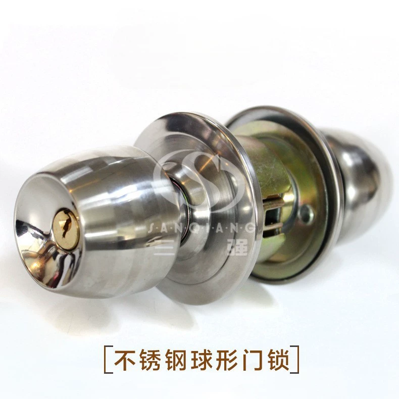 5831 шариковый замок, шариковый дверной замок, внутренний дверной замок для спальни, шариковый замок из нержавеющей стали, замок для ванной комнаты, деревянный дверной замок, пластиковый стальной