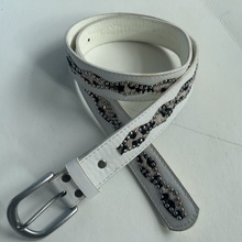 2025新款马毛拼接女士腰带欧美时尚潮流皮带