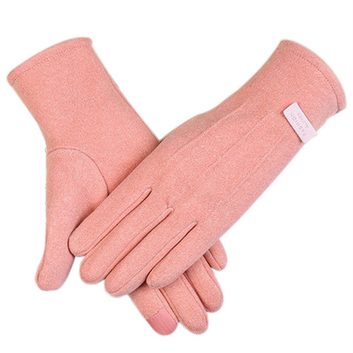 Warm gloves for women, winter, men's outdoor cycling, driving, sports riding, plus velvet touch screen autumn and winter couple's gloves