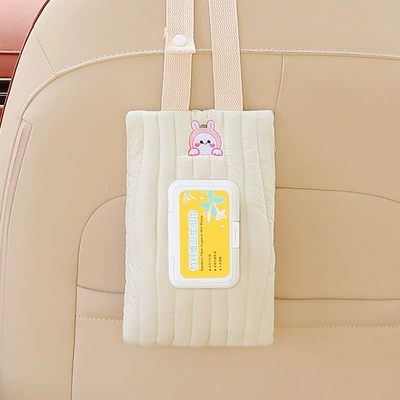 Car Tissue Box Car Seat Car tissue box/set - cotton-embroidery-little-rabbit