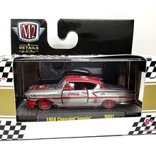 M2机器1/64 可口可乐福特雪佛兰英帕拉圣诞特别款福特皮卡合金车