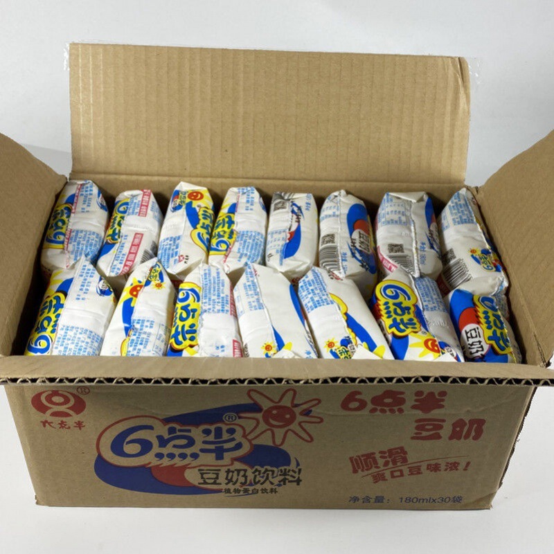 儿时饮料六点半豆奶回忆经典原味早餐奶豆浆/袋跨境电商包邮|undefined