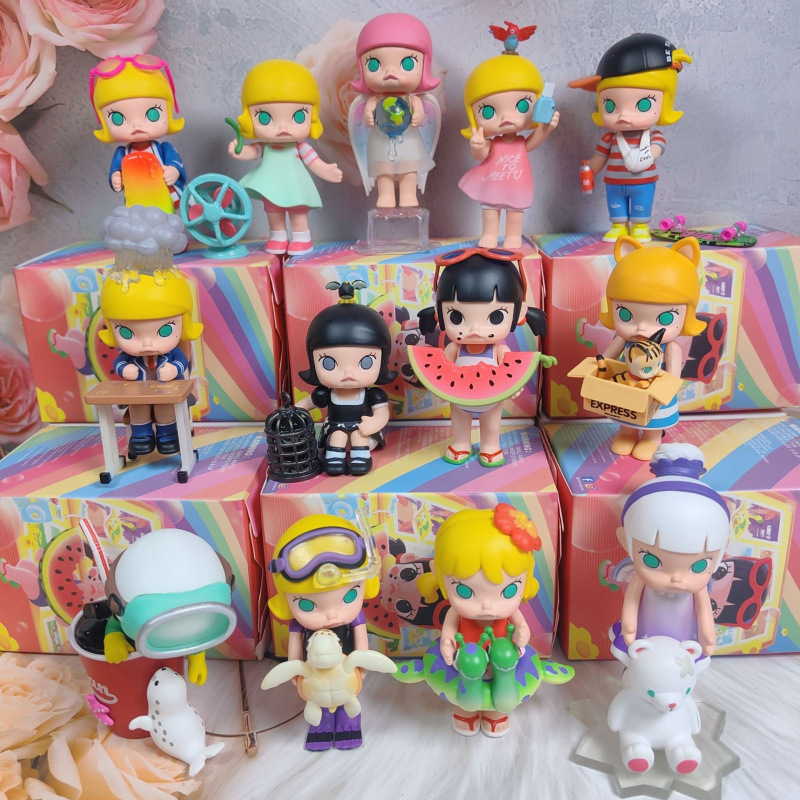 POPMART泡泡玛特茉莉我的小时候系列盲盒手办潮玩具摆件女生礼物|undefined