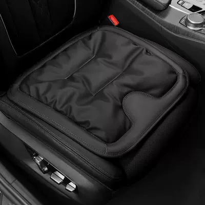 Car seat cushion anti-fouling leather Seat cushion, seat cover - classic-black-single-front-seat-cushion