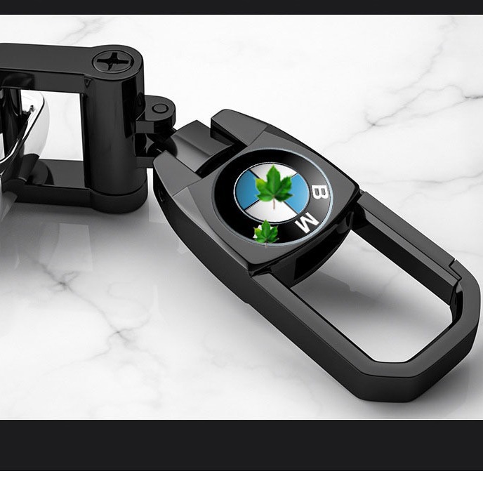 Llavero del coche Logotipo del coche colgante de alta gama de los hombres de metal creativo llavero de la cintura del coche colgante