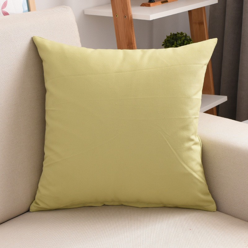 Cojín de asiento de algodón y lino para oficina y sofá