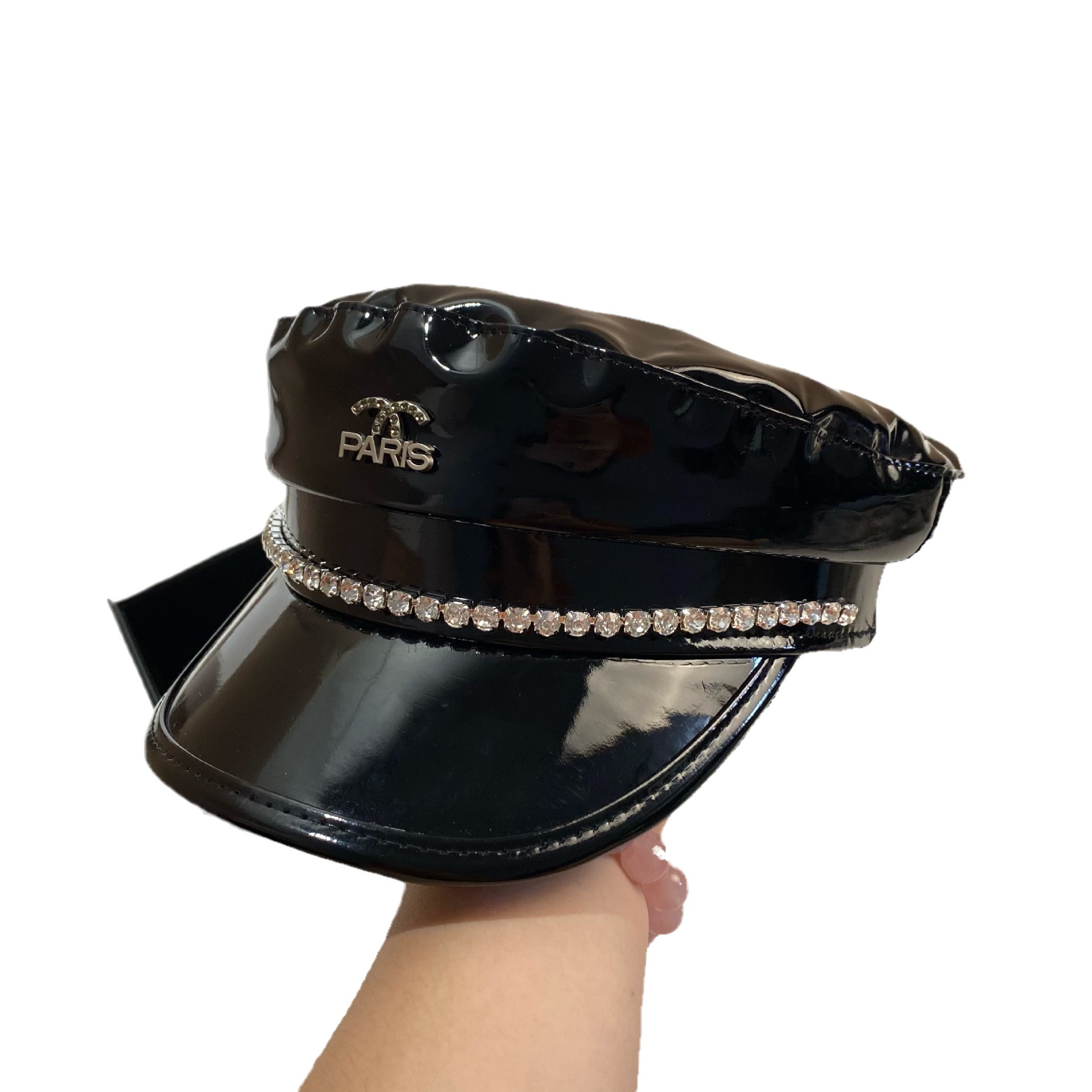 Xiaoxiang Fengshui Diamant Lys Læder Marineblå Personlig Moderapport Børn Forår og Efterår Sød Cool Pige_voghion.com