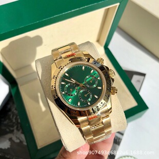 Daytona men's mechanical watch chronograph steel band Panda Di Shuigui men's watch foreign trade cross-border wholesale