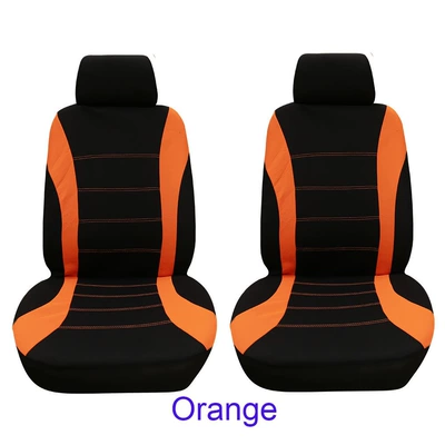 Seat cushion, seat cover: Wish, Amazon, Ebay, Cross-Border - orange-and-black-4-piece-set