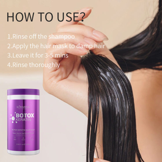 KORMESIC keratin hair mask hair mask full English hair care essence large capacity cross-border foreign trade wholesale