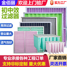初效过滤器空气防尘滤网空调纸框活性炭不锈钢板式过滤网工业用