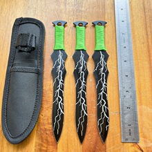 系绳刀户外高硬度军刀不锈钢小直刀潜水绑腿刀野外求生防身小直刀