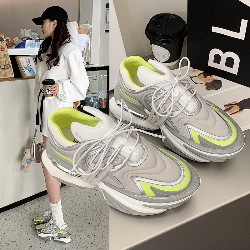 Thick-soled New Torre Shoes 2025 Early Spring Fashionable Color-matching Casual Comfortable Balmain sneaker Fashionable