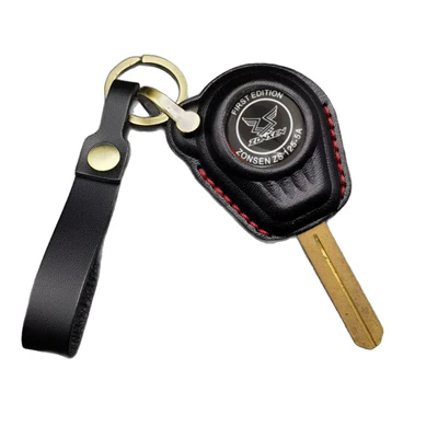 Static Rod/Key Bag: Little Bear Dundun Motorcycle