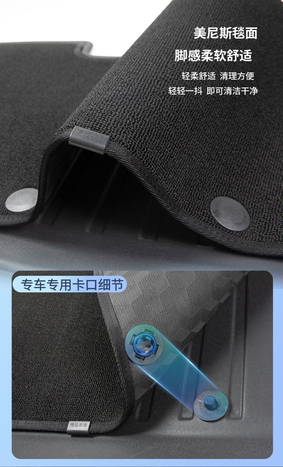 Suitable for Tesla Floor Mats, the Updated Version of Model 3Yl, Special Floor Mats, Full-Coverage Floor Mats, Tpe Interior Modification Parts