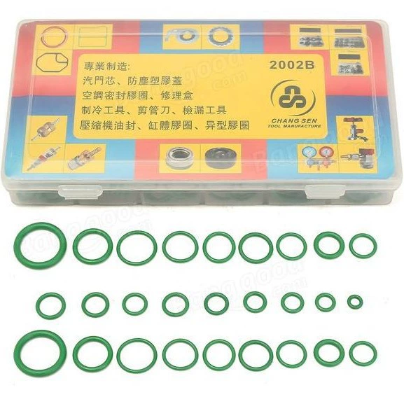 18 grid автомобильный Кондиционер уплотнительное резиновое кольцо уплотнительное кольцо шайба фиолетовый зеленый пустой цвет кондиционер резиновое кольцо охрана окружающей среды 134a резиновое кольцо