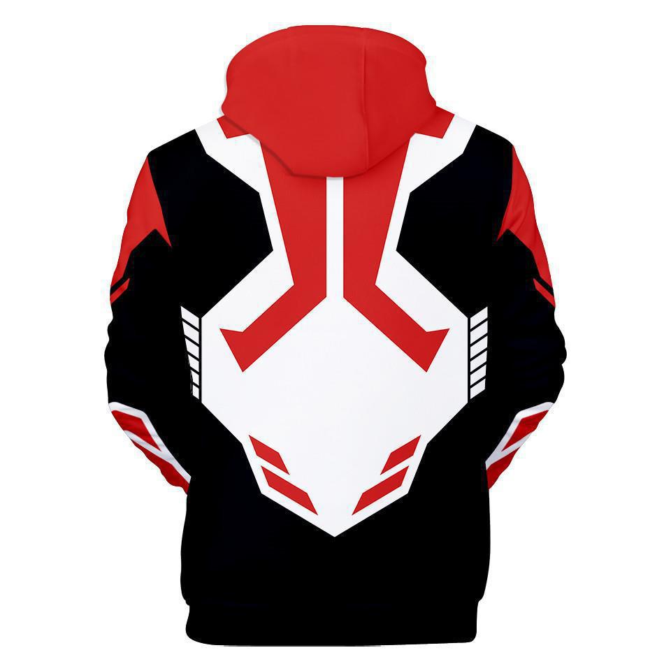 Nouveau Brigade électrique loisirs 3D numérique imprimé à capuche hommes pull_voghion.com