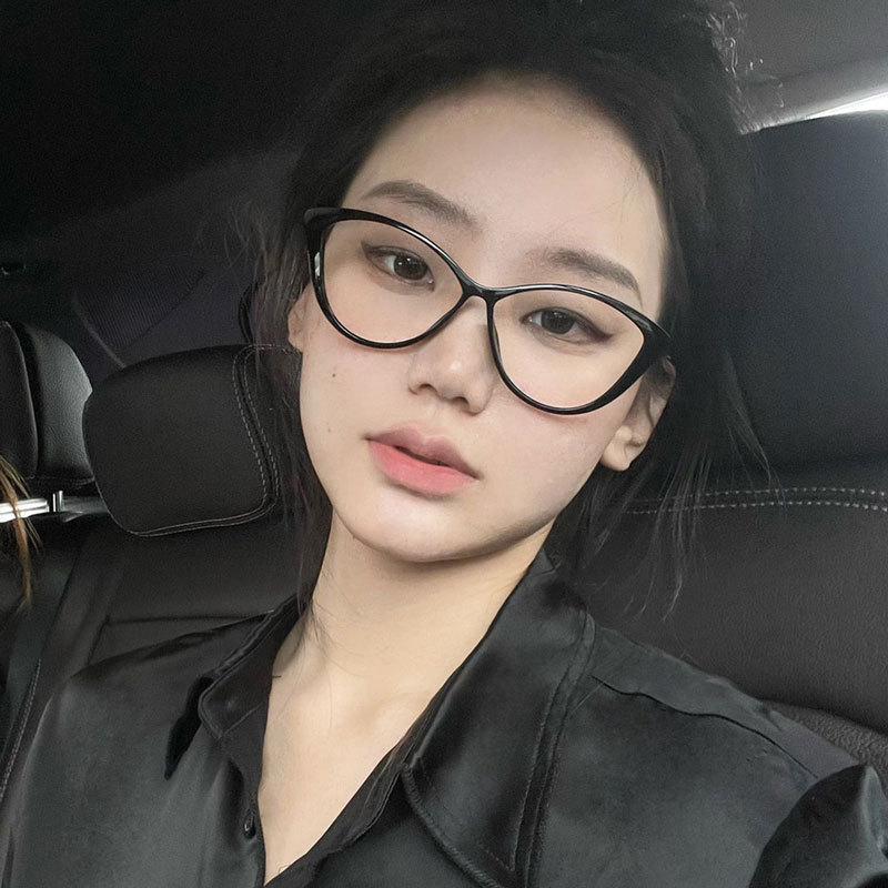 Retro Cat's Eye Myopia Glasses Women's Polygonal Glasses Frame plain Glasses Frame Men's Anti-Blue Light Glasses Frame Retro Cat's Eye Myopia Glasses Women's Polygonal Glasses Frame plain Glasses Frame Men's Anti-Blue Light Glasses Frame