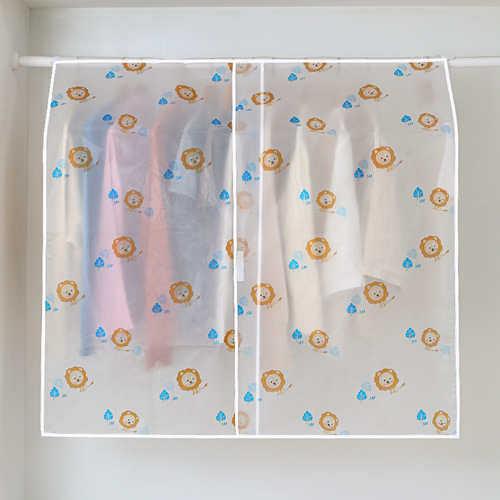 Clothes dust cover batch thickened translucent dust cover wardrobe storage suit cover hanging clothes bag dust bag