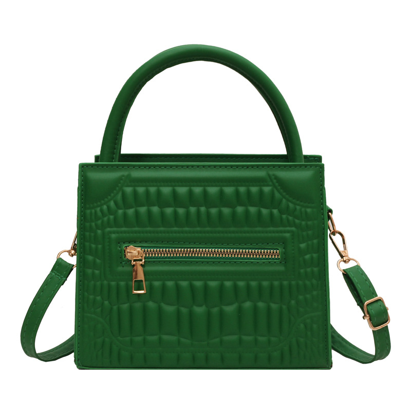 2023 nuevo bolso de las mujeres moda hombro axila bolso de las mujeres casual de gran capacidad color sólido cocodrilo patrón bolsa de mensajero