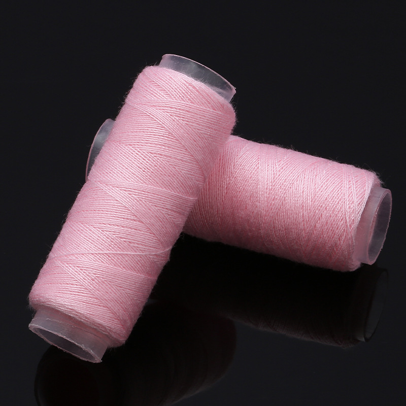 Mayorista línea de costura casera colorida costura manual rollo pequeño 402 línea de máquina de coser hecha a mano ropa DIY poliéster costura manual image 12