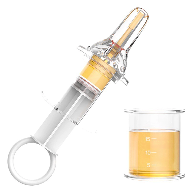 Набор для кормления младенцев в виде соски-капельницы для лекарств и фруктового молока, доступный для дропшиппинга в качестве дополнительного питания.