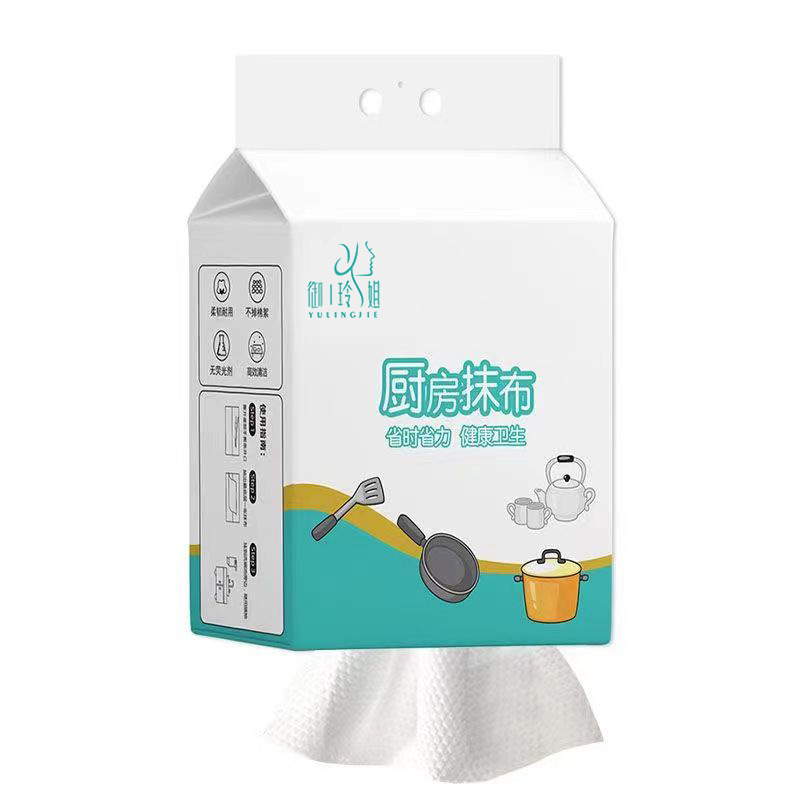 Paño de limpieza desechable Lazy Rag, paño de limpieza para lavar platos, papel de cocina de doble uso, seco y húmedo, absorbente de agua y aceite, artículos de limpieza image 6