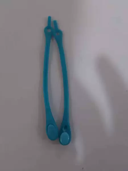 Lazy shoelaces light blue