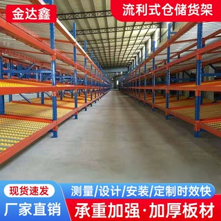 流利式货架轻型家用超市流利滚轴全拆装式货架流利条仓储架定制