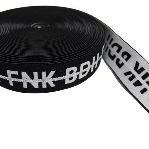 字母提花松紧带鞋帽松紧带裤腰内裤松紧带泳裤松紧带滑雪镜松紧带