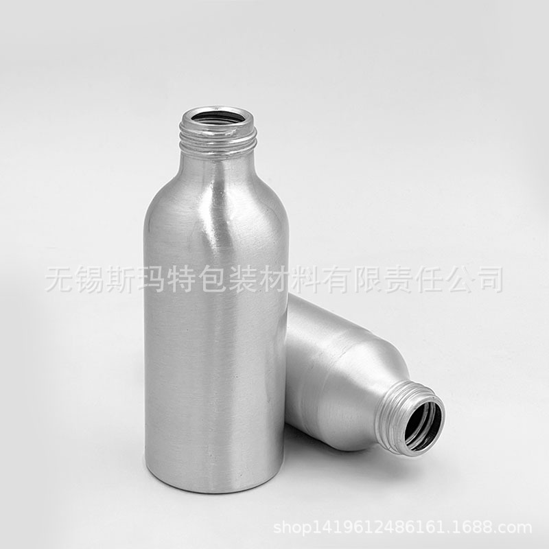 120ml 毫升 供应  螺纹铝瓶 乳液香水铝瓶 化妆品包装 铝罐